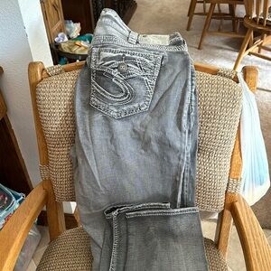 Silver jeans in good condition